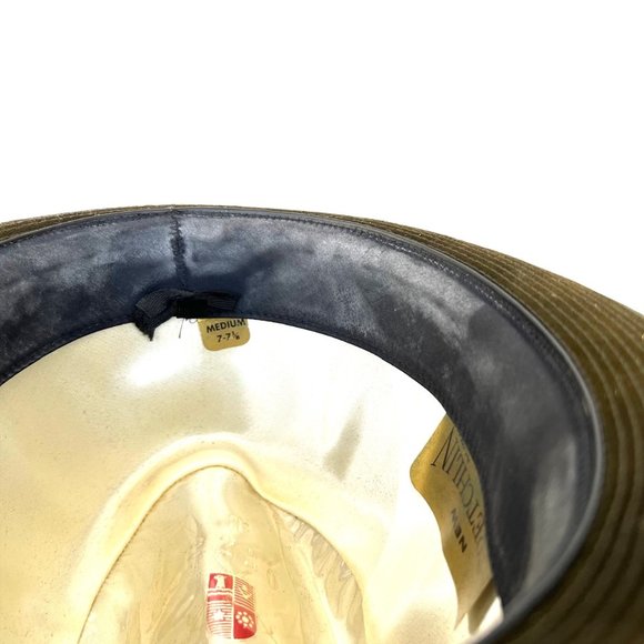 Men's Vintage Green Fur Felt Champ 2230 Stretchlin Hat Size 7 - 7 1/8 Medium - Picture 5 of 8